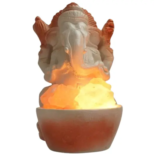 Lampara de sal ganesha